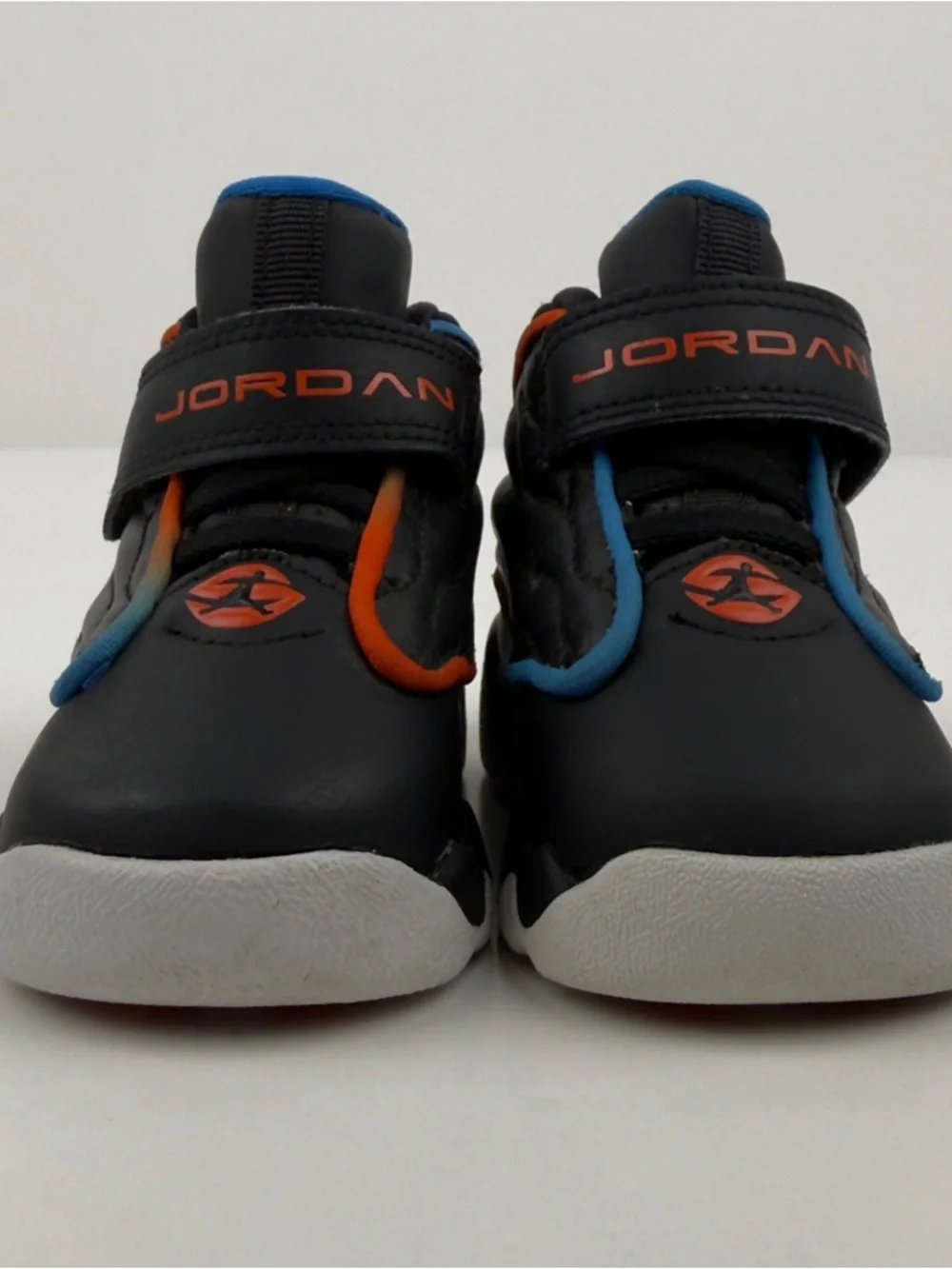 Nike Jordan Pro Strong BT Toddler Sneakers Sz 4C Black Blue Orange